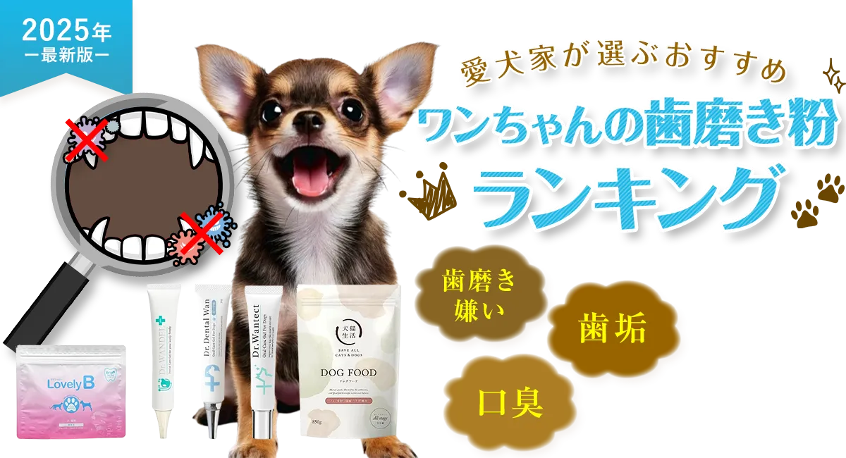 愛犬家が選ぶ ワンちゃん歯磨き粉ランキング